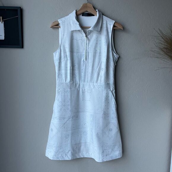 G/FORE Dresses & Skirts - G/FORE Womens Bandana 4-Way Stretch Woven Sleeveless Golf Dress Size 4